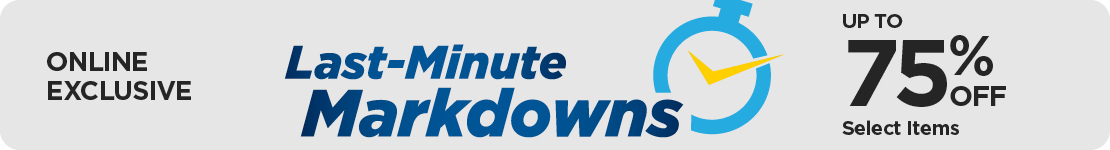 Last Minute Markdowns 75% Off 3.17 thru 4.13