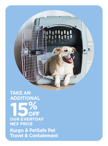 15% Off Kurgo & PetSafe Pet Travel & Containment