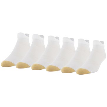 Gold Toe Men's 6-Pack Nylon Lite Double Tab No Show Sock