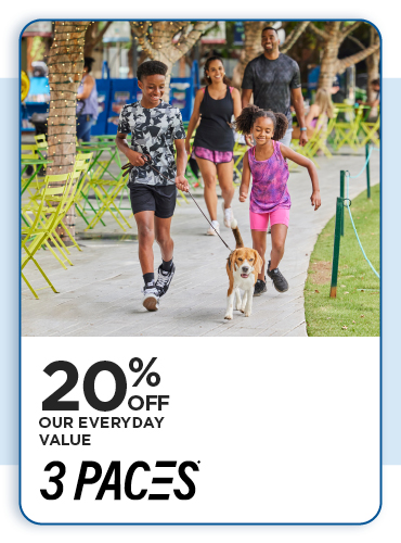 20% Off 3 Paces