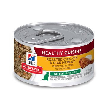 Hill's Science Diet Chicken and Rice Medley Kitten Food