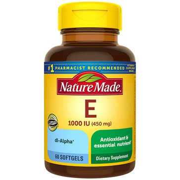 Nature Made Vitamin E 1000 IU 60ct