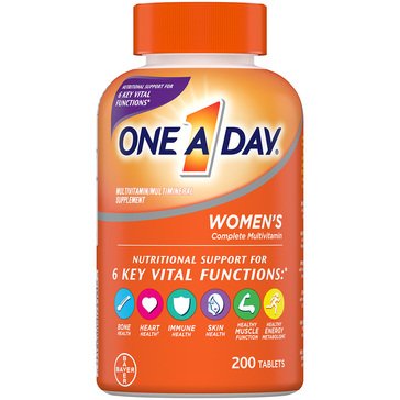 One A Day Women's Multi-Vitamin Tablets, 200-count