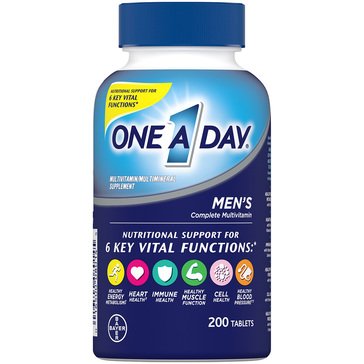 One A Day Men's Multi-Vitamin Tablets, 200-count