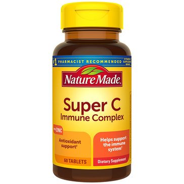 Nature Made Super C Immune Complex with Zinc, 60-count