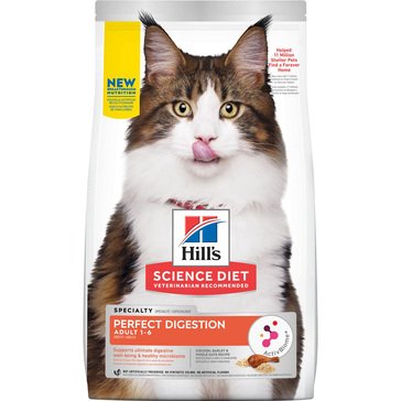 Hill's Science Diet Adult Perfect Digestion Chicken, Barley & Whole Oats Cat Food