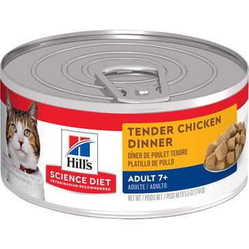 Hill's Science Diet Adult 7+Tender Chicken Dinner Wet Cat Food