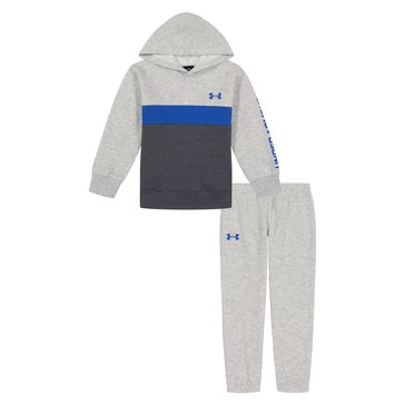 Under Armour Little Boys' Logo Hoodie And Pant Sets