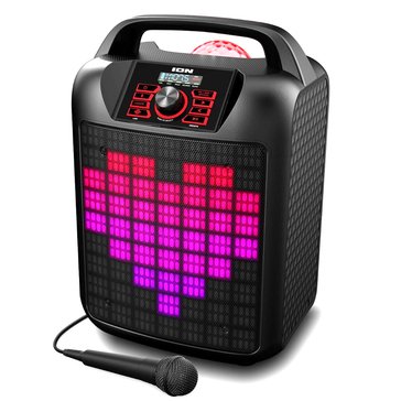 Ion Audio Party Rocker Max High-Power Portable Speaker With Customizable Party Theme Lights
