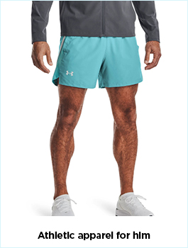 athletic apparel for him