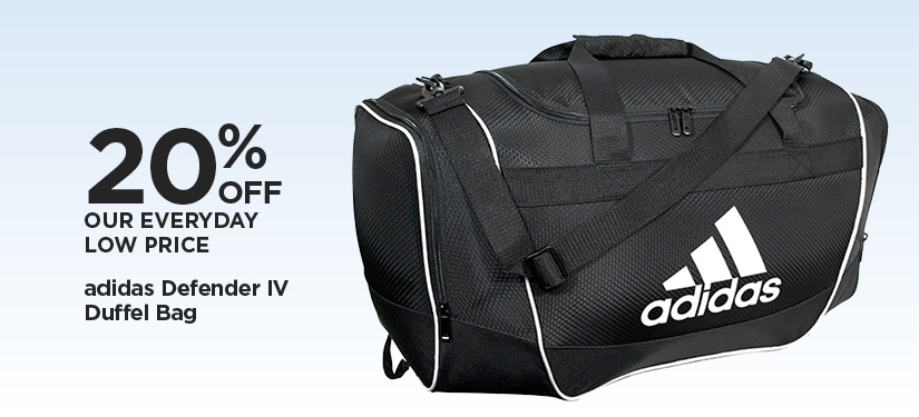 20% Off Our Everyday Low Price adidas Defender IV Duffel