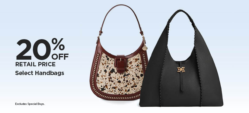 20% Off Retail Price Select Handbags