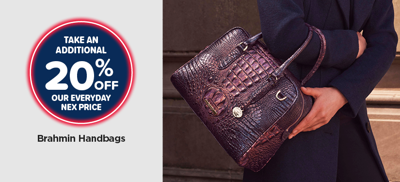 Take an Additional 20% off NEX Price Brahmin Handbags