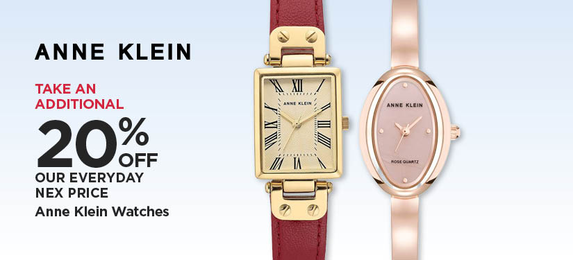 Take An Additional 20% Off Our Everyday NEX Price Anne Klein Watches