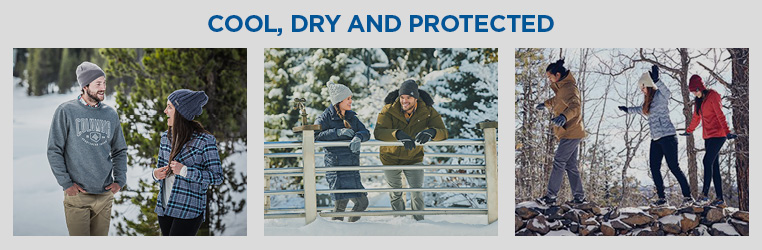 Stay cool and dry with Columbia