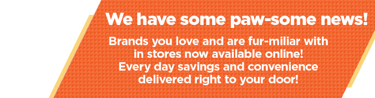 New pet brands now available online