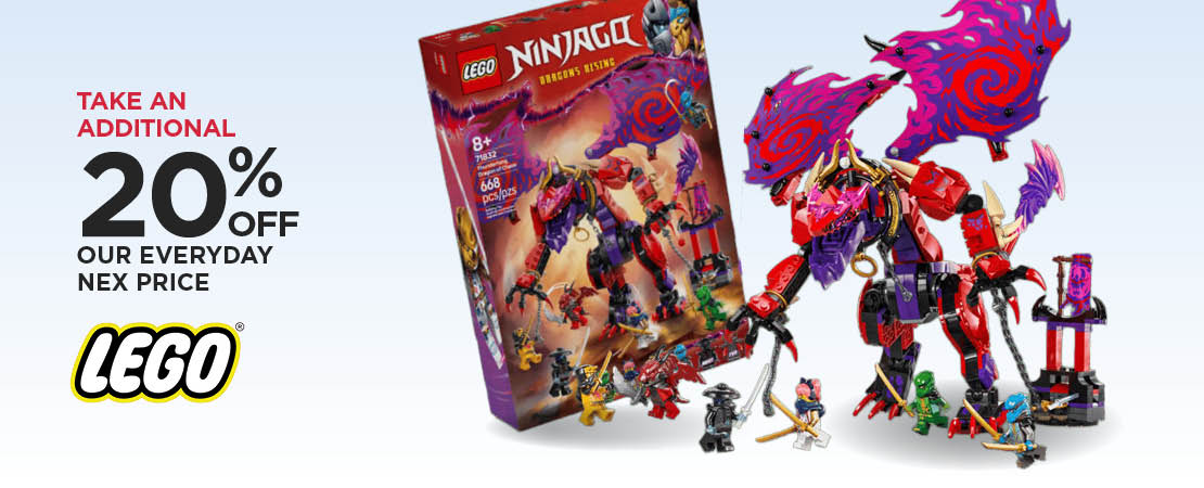 Take An Additional 15% Off Our Everyday NEX Price LEGO