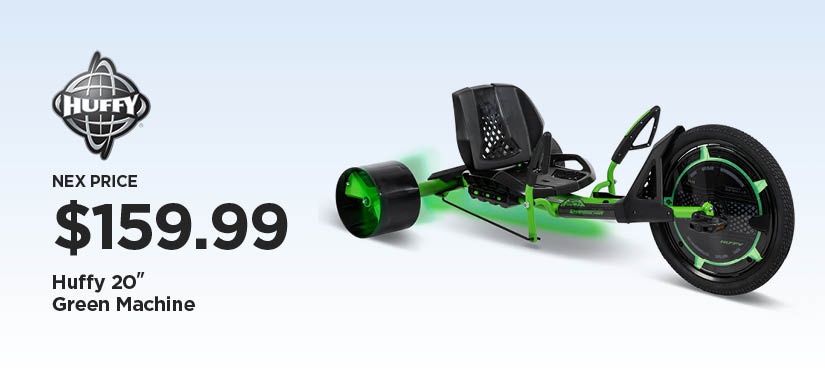 $159.99 Huffy 20in Green Machine