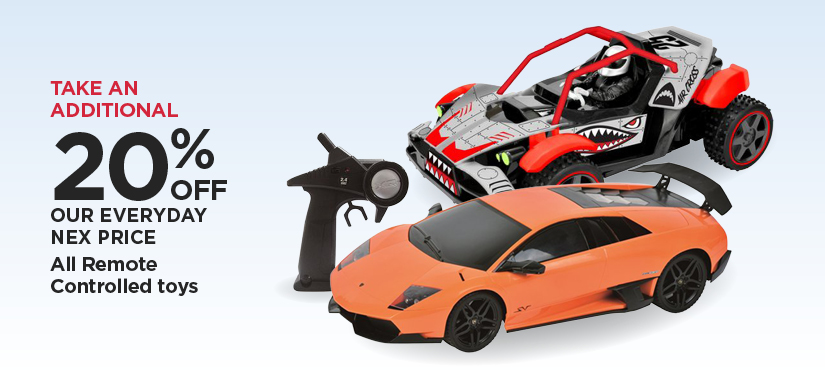 Take An Additional 20% Off Our Everyday NEX Price All Remote Controls