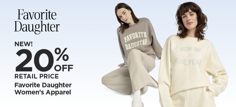 New! 20% Off Retail Price Your Favorite Daughter Women's Apparel