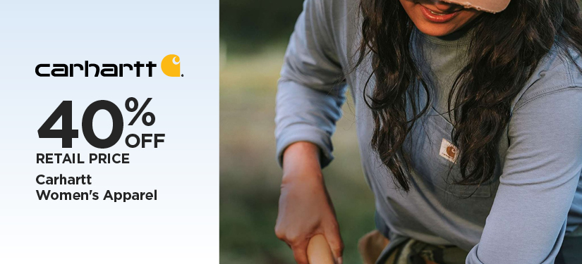 40% Off Retail Price Carhartt Women's Apparel