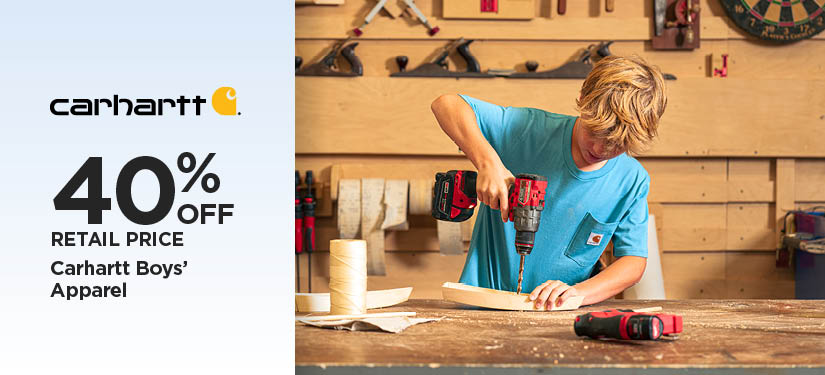40% Off Retail Price Carhartt Boy's Apparel