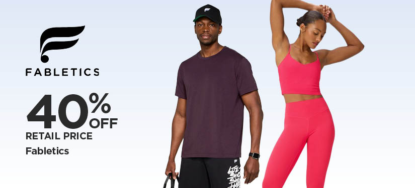 40% Off Retail Price Fabletics