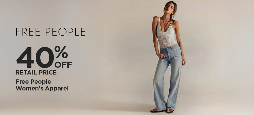 40% Off Retail Price Free People Women's Apparel