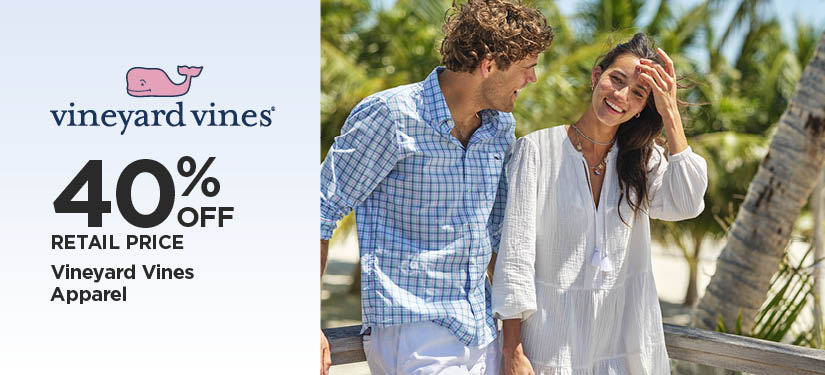 40% Off Retail Price Vineyard Vines Apparel