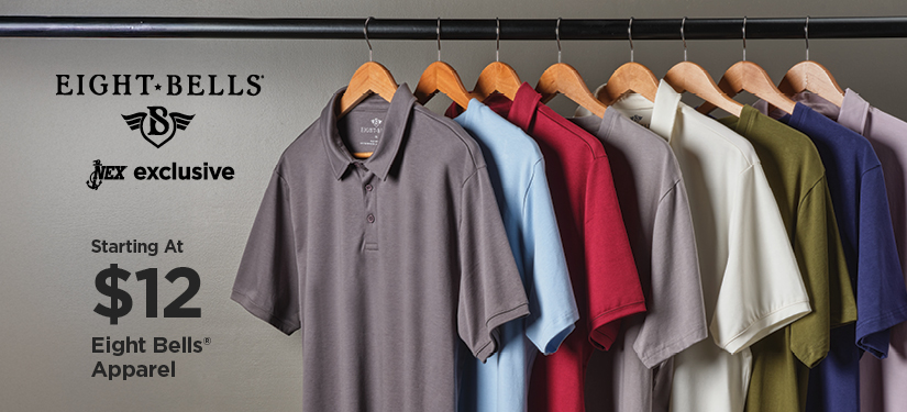 Eight Bells® Apparel Starting at $12