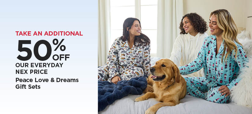 Take An Additional 50% Off Our Everyday NEX Price Peace Love & Dreams Gift Sets