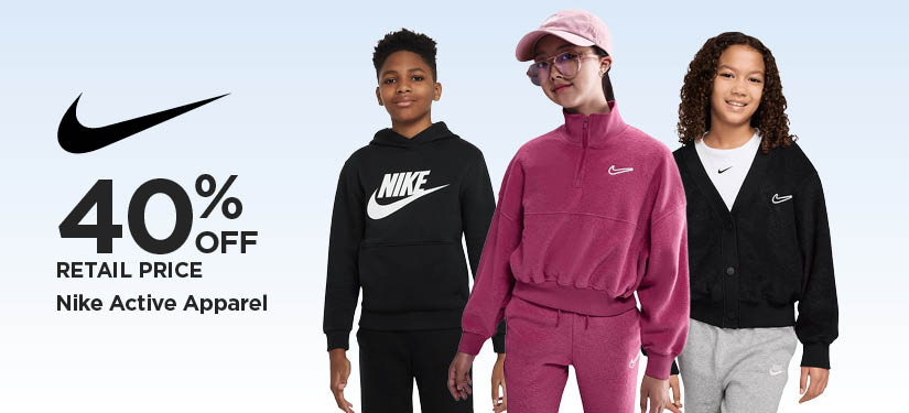40% Off Retail Price Nike Active Apparel