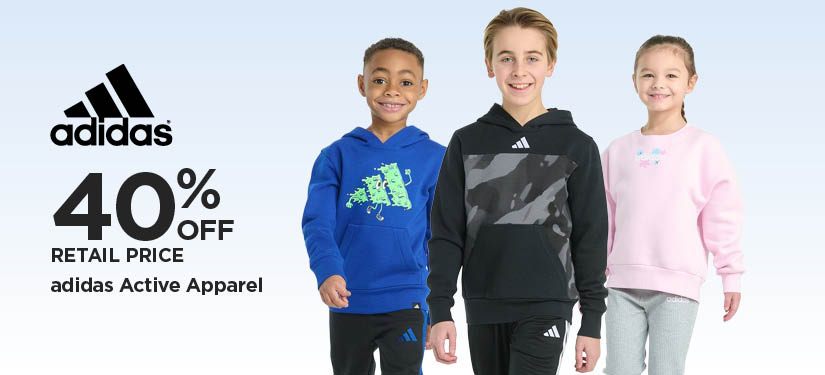 40% Off Retail Price adidas Active Apparel