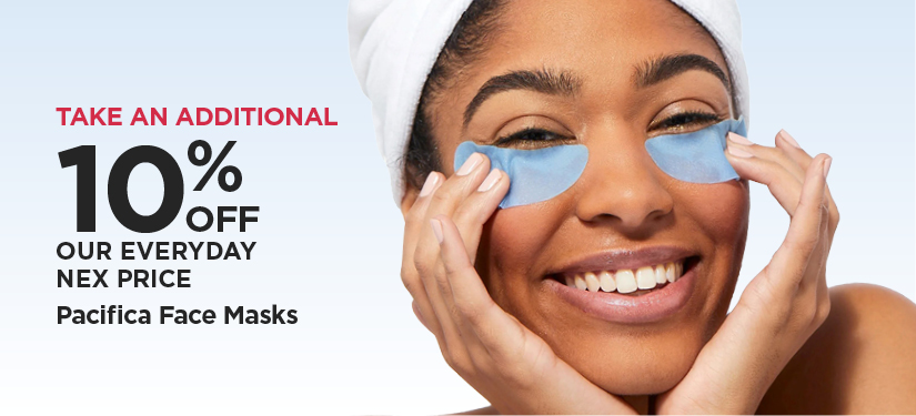 Take An Additional 10% Off Our Everyday NEX Price Pacifica Face Masks