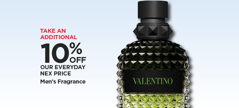 10% Off men's Fragrance