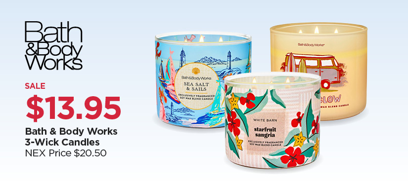 B&BW 3 Wick Candles