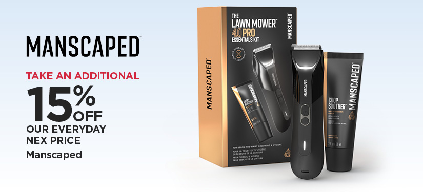 Take An Additional 15% Off Our Everyday NEX Price Manscaped