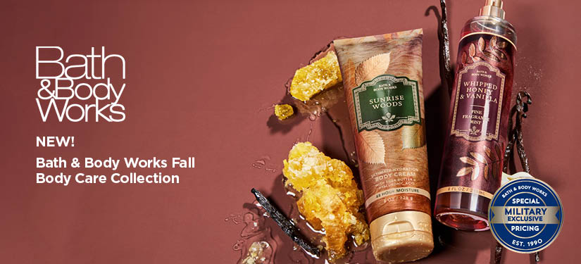 New! Bath & Body Works Fall Body Care Collection