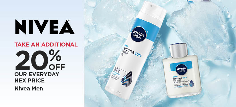 Take An Additional 20% Off Our Everyday NEX Price Nivea Men