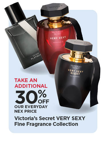 Take An Additional 30% Off Our Everyday NEX Price Victoria's Secret VERY SEXY Fine Fragrance Collection