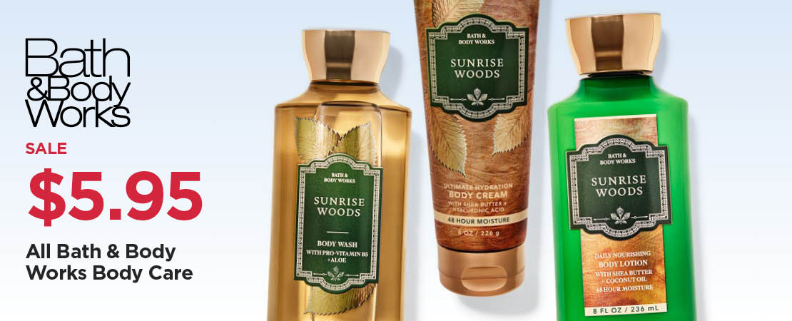 Sale $5.95 All Bath & Body Works Body Care