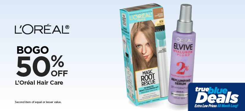 BOGO 50% L'Oréal Hair Care