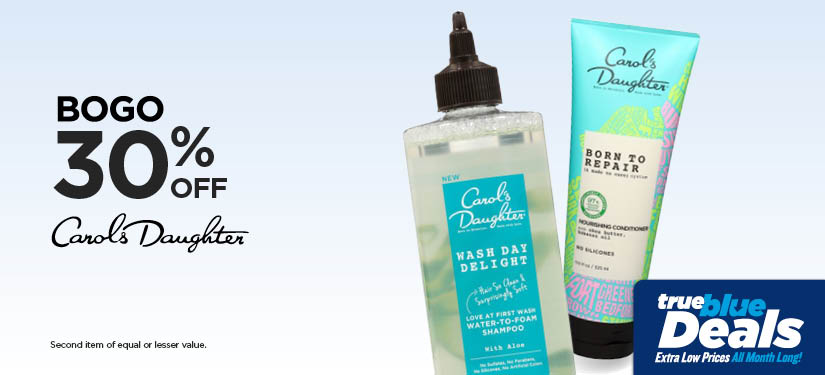 BOGO 30% Carol's Daughter