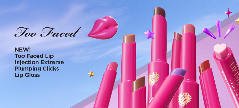 New! Too Faced Lip Injection Extreme Plumping Clicks Lip Gloss