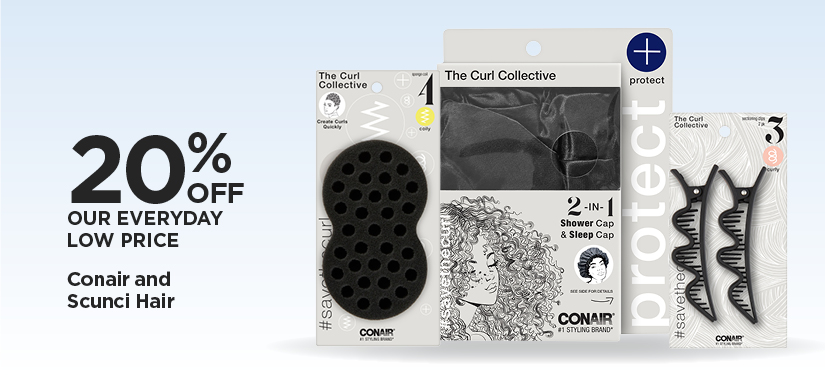 20% Off Conair and Scunci Hair