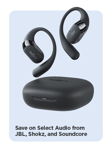 Save on Select Audio from JBL, Shokz, and Soundcore