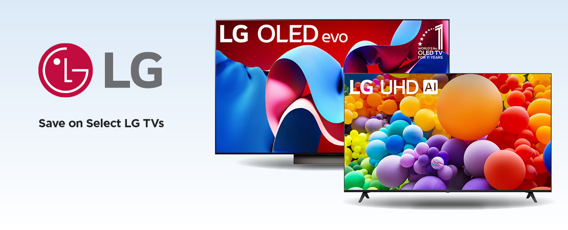Save on Select LG TVs