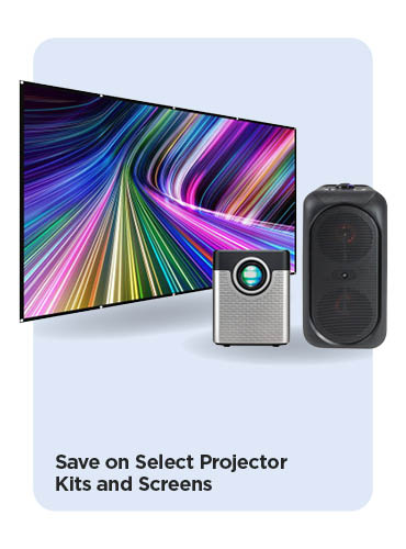 Save on  Select Projector Kits and Screens