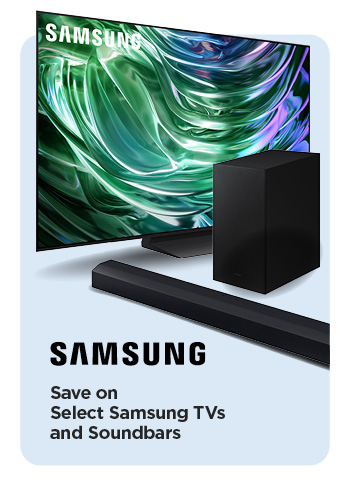 Save on Select Samsung TVs and Soundbars