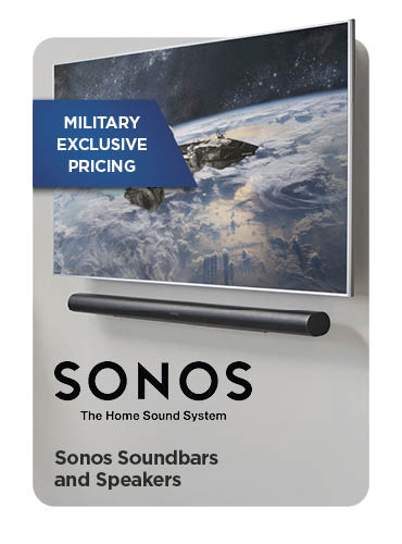 Military Exclusive Price Sonos Soundbars and Speakers